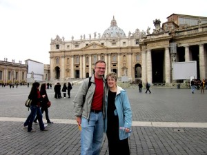 In front of St. Peter's